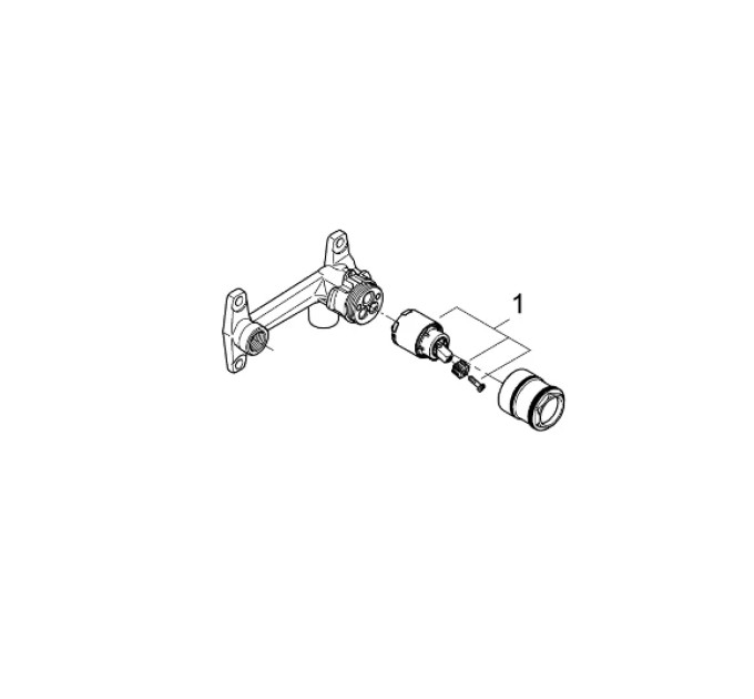Вбудована частина змішувача Concetto (32635000), Grohe