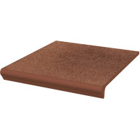 Сходинка з капіносом пряма Taurus Brown 30x33 код 2247 Ceramika Paradyz
