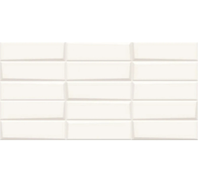 Плитка стінова Mixform White STR 29,7x60 код 8392 Опочно