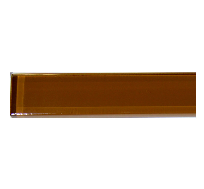 Фриз скляний GF 4514  brown white 25х450 Кераміка Лео УКРАЇНА
