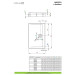 Душовий піддон зі з'ємною панеллю Argos D 110x90 см, RADAWAY