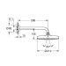 Верхній душ Tempesta 210 (26411000), Grohe