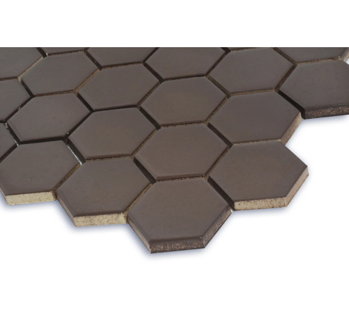 Мозаїка HEXAGON H 6005 Coffee Brown 295х295х9 Кераміка Лео УКРАЇНА
