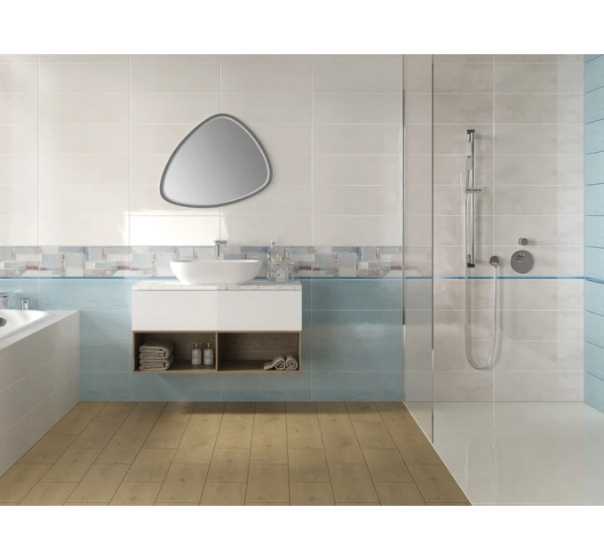 Плитка стінова Samira White STR 20x60 код 8276 Церсаніт