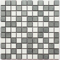 Мозаїка СМ 3030 С2 Gray-White 300x300x8 Котто Кераміка