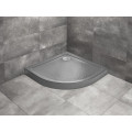 Душовий піддон Doros A Compact Stone Anthracite 90x90 см, RADAWAY