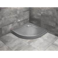 Душовий піддон Doros A Compact Stone Anthracite 90x90 см, RADAWAY