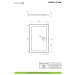Душовий піддон Doros D Stone White 100x90 см, RADAWAY