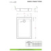 Душовий піддон Doros F Compact Stone Anthracite 120x80 см, RADAWAY