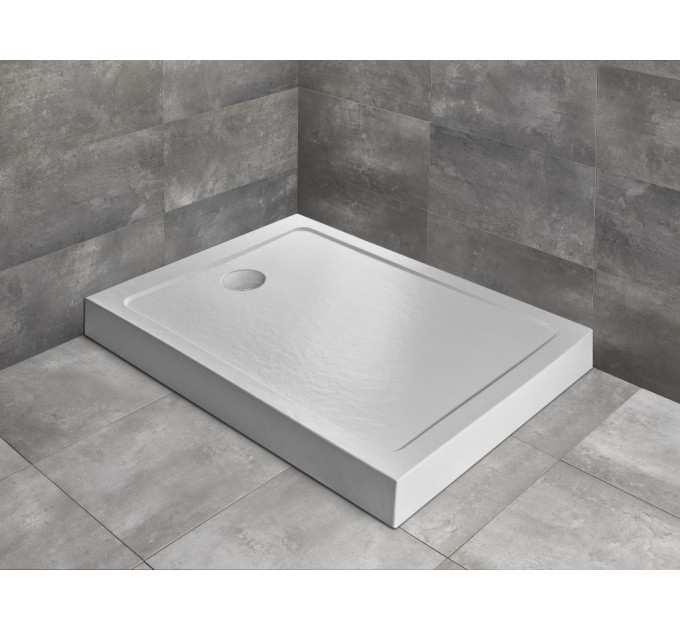 Душовий піддон Doros F Compact Stone White 120x90 см, RADAWAY