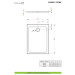 Душовий піддон Doros F Stone White 120x90 см, RADAWAY