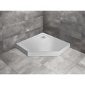 Душовий піддон Doros PT Compact Stone White 90x90 см, RADAWAY