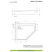 Душовий піддон Doros PT E Compact 100x80 см правий, RADAWAY