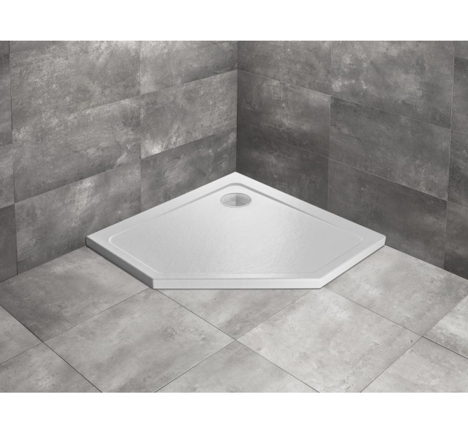 Душовий піддон Doros PT Stone White 90x90 см, RADAWAY
