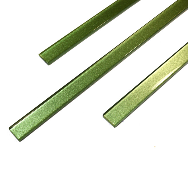 Фриз скляний GF 5026 green silver 25x500 Кераміка Лео УКРАЇНА