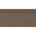 Сходинка пряма різана Intero Brown MAT 29,8x59,8 код 1575 Ceramika Paradyz