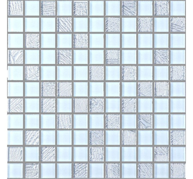 Мозаїка GM 8015 C2 Silver S5-White 300x300x8 Котто Кераміка