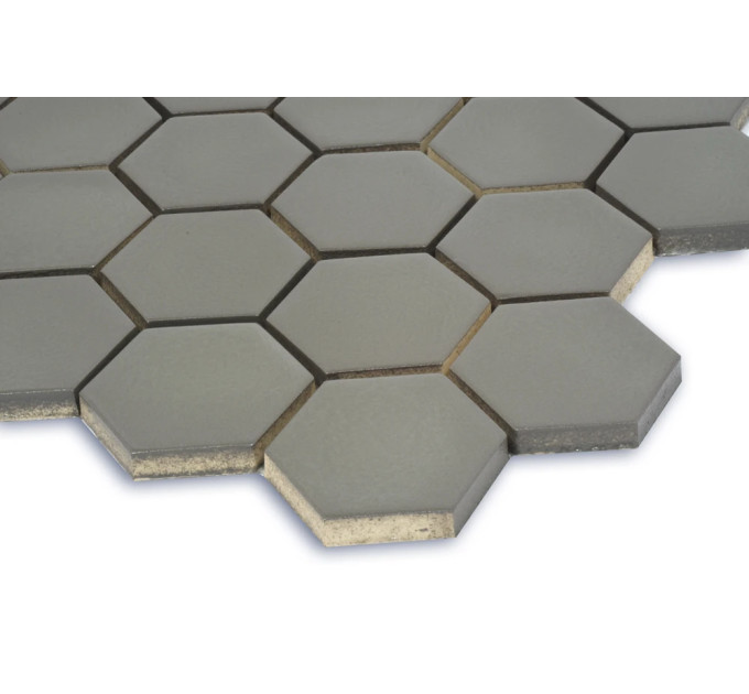 Мозаїка HEXAGON H 6020 Dark Grey 295х295х9  Кераміка Лео УКРАЇНА