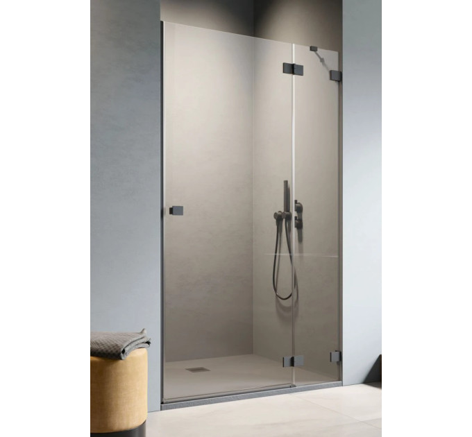 Душові двері Essenza Pro Black DWJ 120 праві, RADAWAY