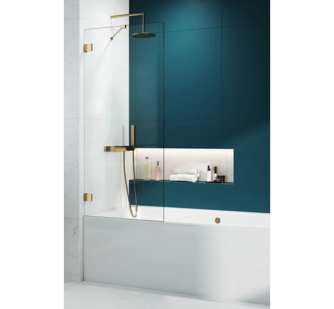 Шторка для ванни Essenza Pro Gold PNJ II 90, RADAWAY