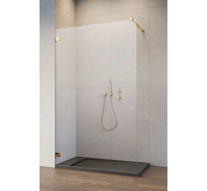 Душова стінка Essenza Pro Gold Walk-in 105, RADAWAY