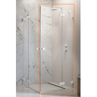 Душова кабіна (половина) Essenza Pro White KDD 100 права, RADAWAY