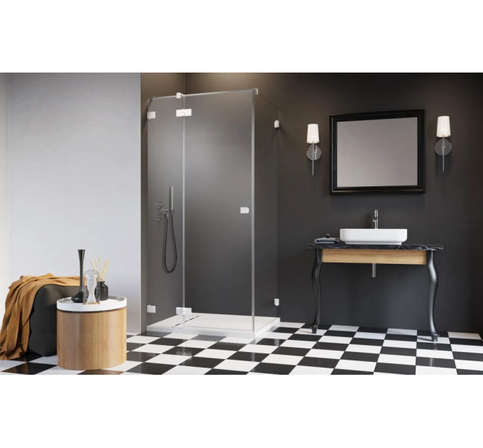 Душові двері Essenza Pro White KDJ 100 праві, RADAWAY