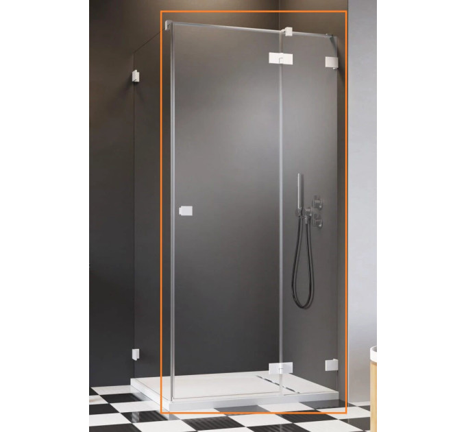 Душові двері Essenza Pro White KDJ 100 праві, RADAWAY