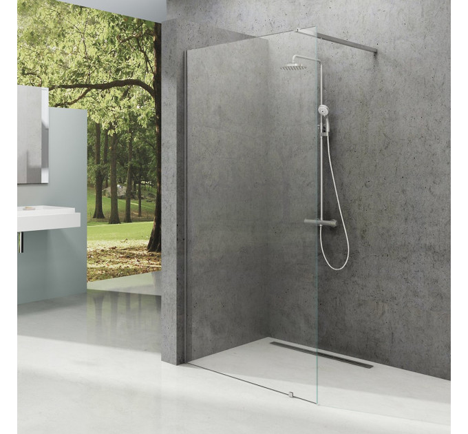 Душова стінка нерухома одноелементна Walk In Wall-110 v.200 Transparent, (GW9WD0C00Z1) RAVAK