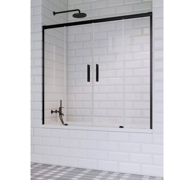 Двері для ванни Idea Black PN DWD 140,  RADAWAY