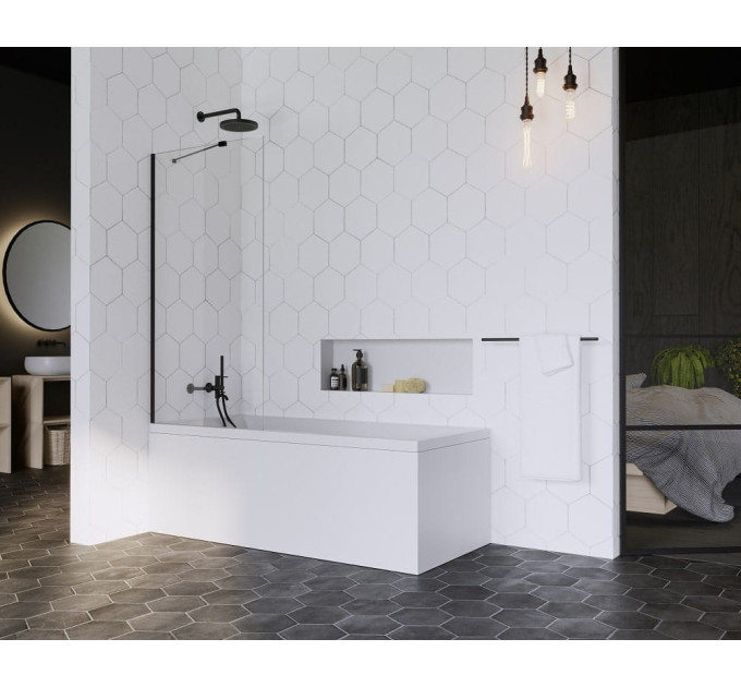Шторка для ванни Idea Black PNJ II 70, RADAWAY