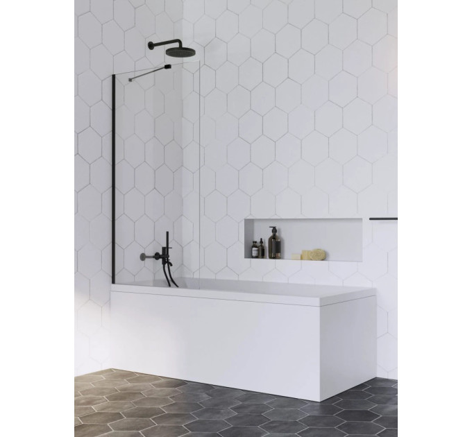 Шторка для ванни Idea Black PNJ II 70, RADAWAY