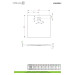 Душовий піддон Kyntos C 90x90 см Cemento, RADAWAY