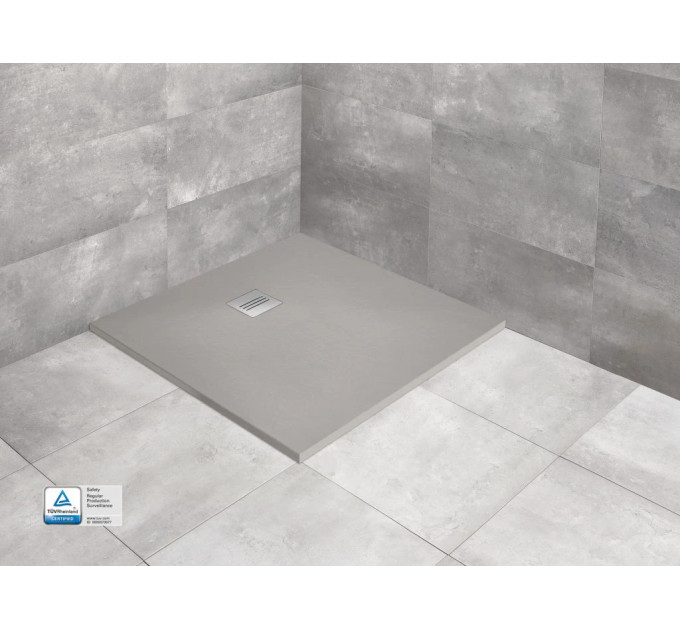 Душовий піддон Kyntos C 90x90 см Cemento, RADAWAY