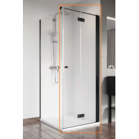 Душові двері NES 8 Black KDJ B 80 праві RADAWAY