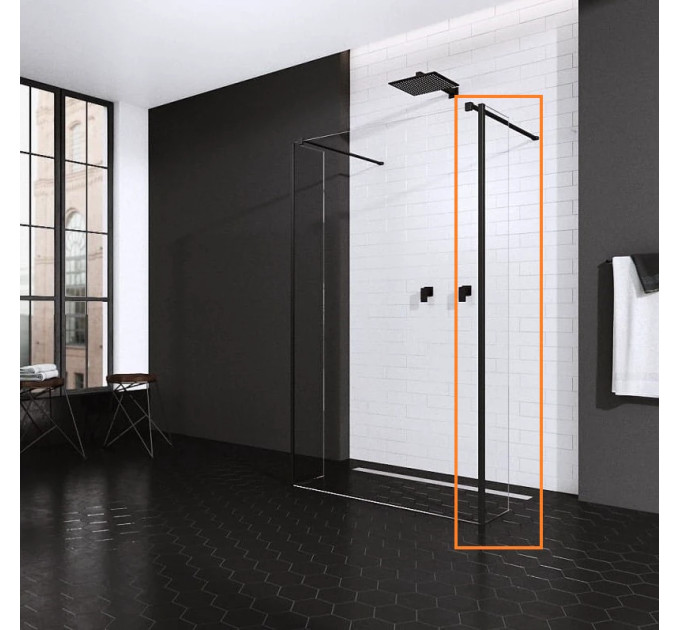 Бокова стінка Modo SW Black 30 RADAWAY