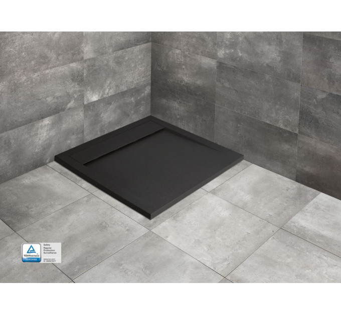 Душовий піддон Teos C 90x90 см Black, RADAWAY