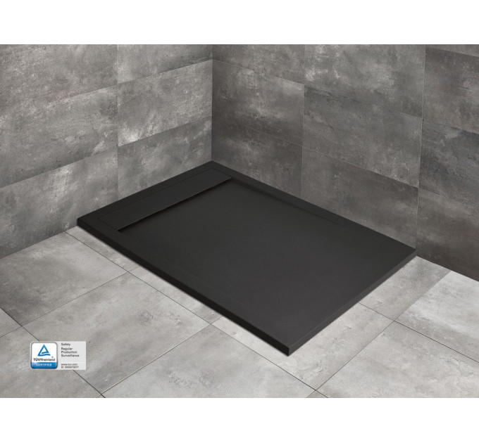 Душовий піддон Teos F 140x80 см Black, RADAWAY