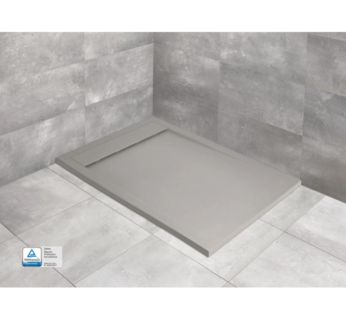 Душовий піддон Teos F 110x80 см Cemento, RADAWAY