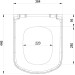 Кришка для унітаза CLASSIC SoftClose (X01672), RAVAK
