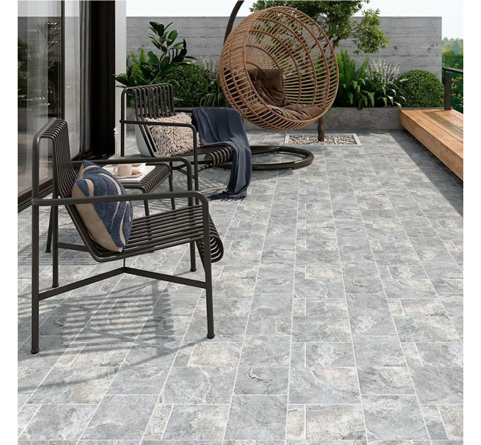Плитка керамогранітна Atlas Grey MAT 420x420 Cersanit