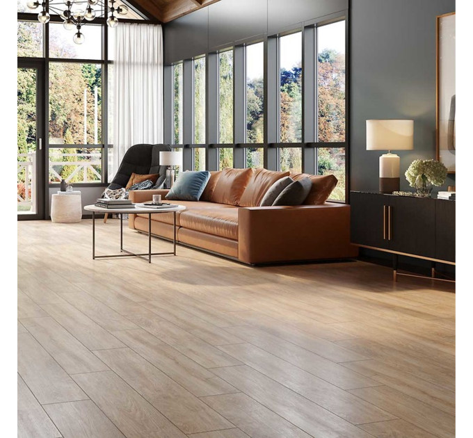 Плитка керамогранітна Sensewood Beige RECT MAT 198x1198 Cersanit