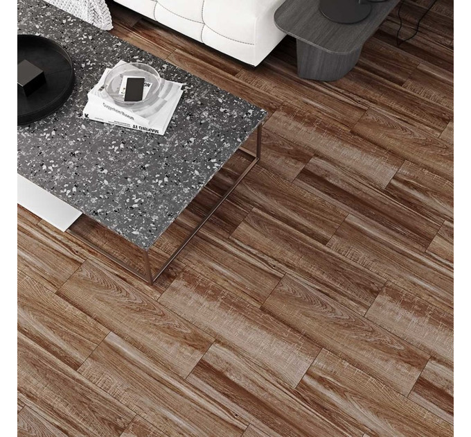 Плитка керамогранітна Flaxwood Brown 185x598x7 Cersanit