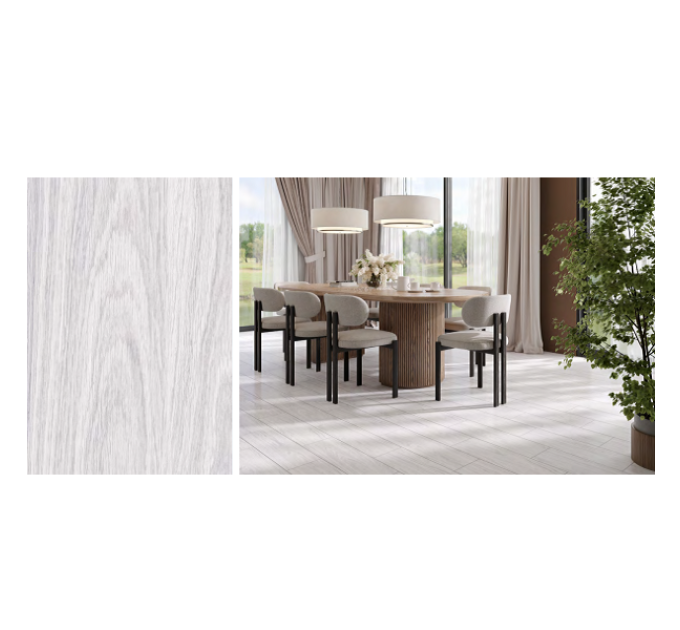 Плитка керамогранітна Sunsetwood Light Grey 185x598 Cersanit