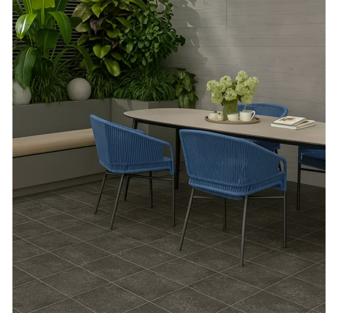 Плитка керамогранітна Bravio Graphite MAT 298x298 Cersanit