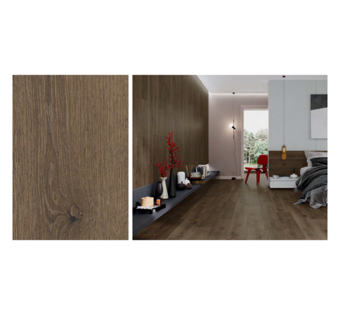 Плитка керамогранітна Elmwood Brown RECT MAT 198x1198 Cersanit
