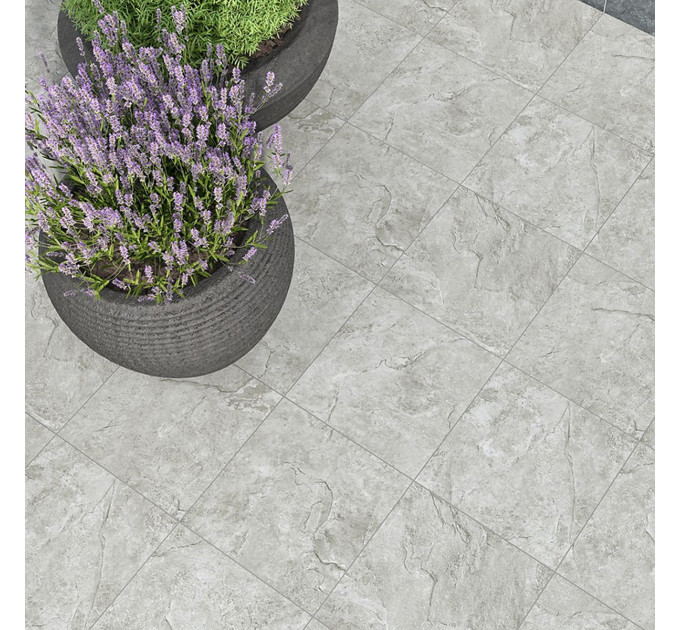 Плитка керамогранітна Aldo Light Grey MAT 298x298x6 Cersanit