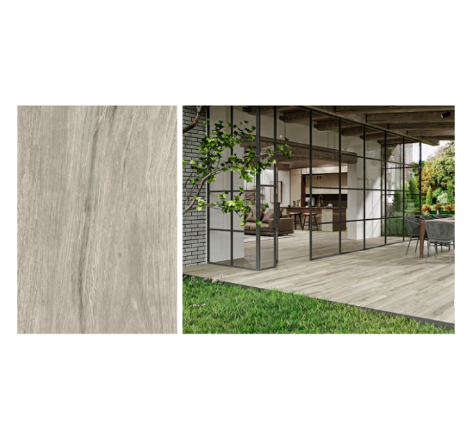 Плитка керамогранітна Wildwood Cream RECT MAT 198x1198 Cersanit