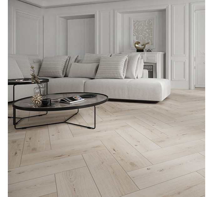 Плитка керамогранітна Sandwood White 185x598x7 Cersanit