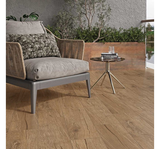 Плитка керамогранітна Honeywood Brown 185x598x7 Cersanit